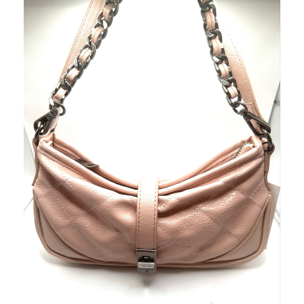 Steve Madden Pink Shoulder Bag trendy 2 straps New msrp 78.00